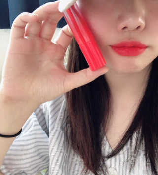 [블랙루즈] 컬러 락 하트 틴트 1+1 — 5점을 준 리뷰어가 2020년 7월 올린 사용 사진