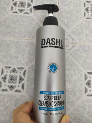 다슈코리아 다슈 데일리 두피 딥 클렌징 샴푸 500ml — 5점을 준 리뷰어가 2020년 10월 올린 사용 사진