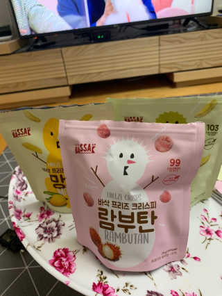 BASSAK 바삭 프리즈 크리스피 3종 — 5점을 준 리뷰어가 2020년 11월 올린 사용 사진