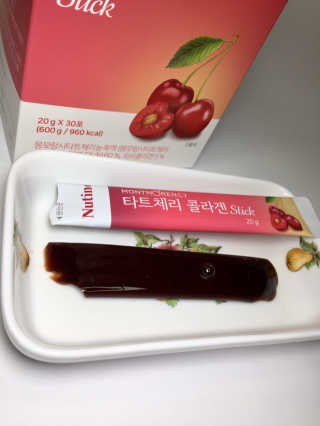 뉴틴 타트체리 콜라겐 스틱 20g X 30포 — 4.5점을 준 리뷰어가 2020년 8월 올린 사용 사진