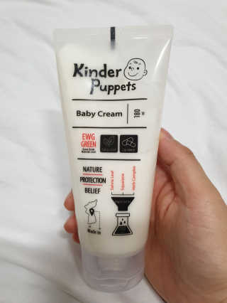 킨더퍼페츠 베이비크림 180ml — 5점을 준 리뷰어가 2020년 9월 올린 사용 사진