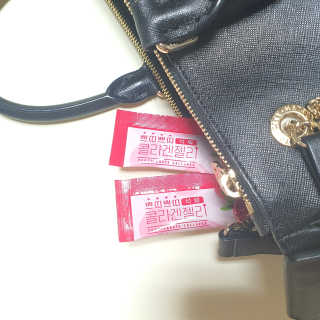 헬스업_쁘띠쁘띠석류콜라겐젤리_20g x 14포 — 5점을 준 리뷰어가 2020년 10월 올린 사용 사진