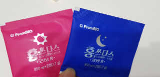 프롬바이오 홍쓰다스 아침,저녁 맞춤형 다이어트식품 14포+14포 — 5점을 준 리뷰어가 2020년 5월 올린 사용 사진