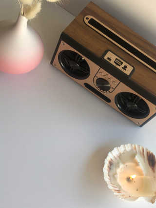 SEVIZ RETRO20W 레트로 블루투스 스피커 — 4점을 준 리뷰어가 2020년 7월 올린 사용 사진