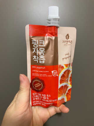 자연에온 핑크 자몽 착즙 100mL 10개입 2BOX — 4.5점을 준 리뷰어가 2020년 11월 올린 사용 사진