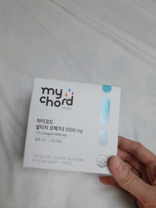 JW중외제약 마이코드 알티지 오메가3 1000 mg — 4점을 준 리뷰어가 2020년 10월 올린 사용 사진