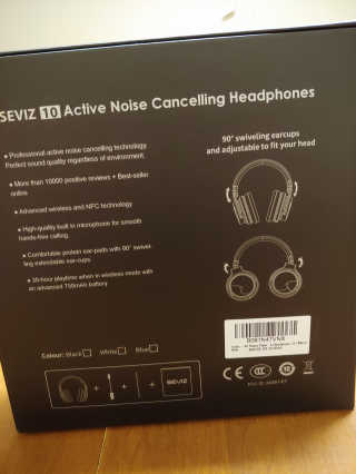 SEVIZ Bluetooth Headphones 10 3color — 5점을 준 리뷰어가 2020년 8월 올린 사용 사진