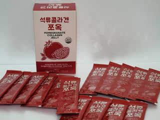 조은약초 석류콜라겐 석류즙 석류쪼옥 젤리 스틱 15포 x 20g — 5점을 준 리뷰어가 2020년 8월 올린 사용 사진