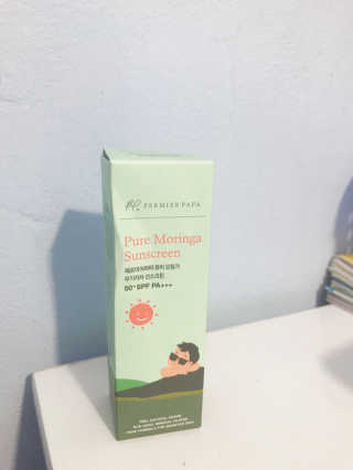 fermierpapa 모 링가 무기질 차 에센스 자외선 차단제 SPF50 + PA +++ 50g — 5점을 준 리뷰어가 2020년 12월 올린 사용 사진