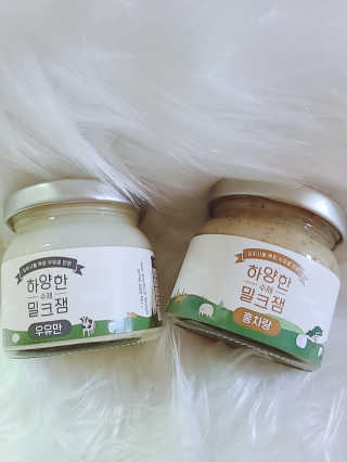 제주 성이시돌목장 하양한 수제밀크잼 베스트 2종 — 5점을 준 리뷰어가 2020년 8월 올린 사용 사진