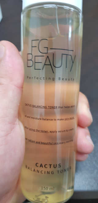 FGBEAUTY Cactus Balancing Toner 켁터스 밸런싱 토너 — 5점을 준 리뷰어가 2020년 7월 올린 사용 사진