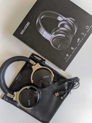 SEVIZ Bluetooth Headphones 10 3color — 5점을 준 리뷰어가 2020년 8월 올린 사용 사진