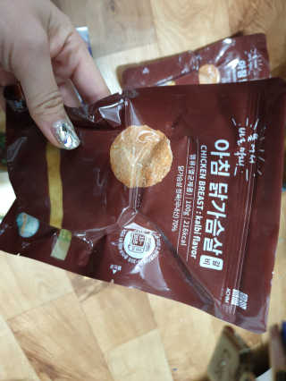 바로 먹는 아침 실온보관 닭가슴살 6종 — 5점을 준 리뷰어가 2020년 10월 올린 사용 사진