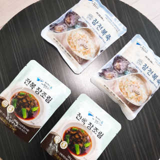 바다는다웰빙이다 완도사랑 전복죽 250g - 2팩 + 전복장조림 2팩 — 5점을 준 리뷰어가 2020년 8월 올린 사용 사진