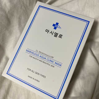닥터마시멜로 닥터마스멜로 마블러스 아쿠아 클리닉 마스크 — 4.5점을 준 리뷰어가 2020년 10월 올린 사용 사진