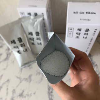 무디메이드 MUDI 세탁조 클리너 2세트 — 5점을 준 리뷰어가 2020년 5월 올린 사용 사진