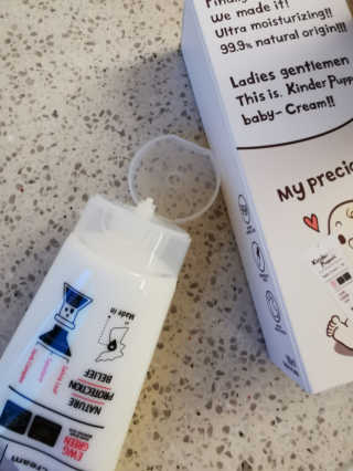 킨더퍼페츠 베이비크림 180ml — 4.5점을 준 리뷰어가 2020년 9월 올린 사용 사진