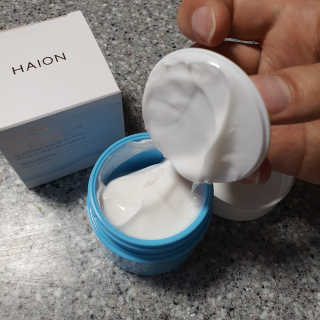 바르는콜라겐 하이온 제주바다보배 슬리핑마스크 100mL — 4점을 준 리뷰어가 2020년 6월 올린 사용 사진
