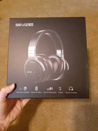 SEVIZ Bluetooth Headphones 10 3color — 4점을 준 리뷰어가 2020년 4월 올린 사용 사진