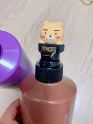 KUNDAL [쿤달 X 카카오프렌즈] 샴푸/트리트먼트 500ml 2구 세트 — 5점을 준 리뷰어가 2020년 11월 올린 사용 사진