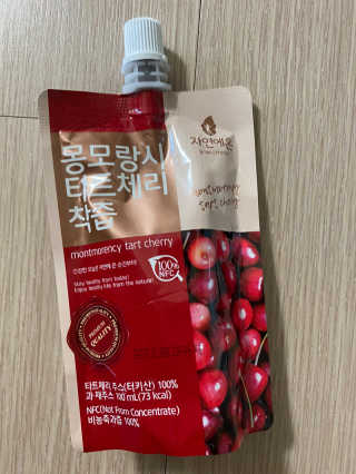 자연에온 몽모랑시 타트체리 착즙 100mL 10개입 2BOX — 5점을 준 리뷰어가 2020년 11월 올린 사용 사진