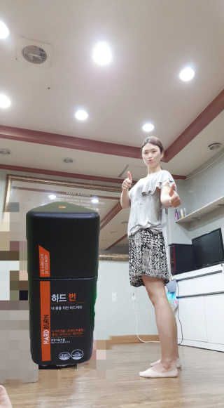 슬림라운지 하드 번 — 5점을 준 리뷰어가 2020년 7월 올린 사용 사진