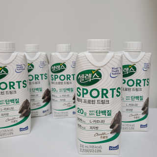 셀렉스스포츠 셀렉스 스포츠 드링크 초콜릿 _ 330ml x 12팩 — 5점을 준 리뷰어가 2020년 11월 올린 사용 사진