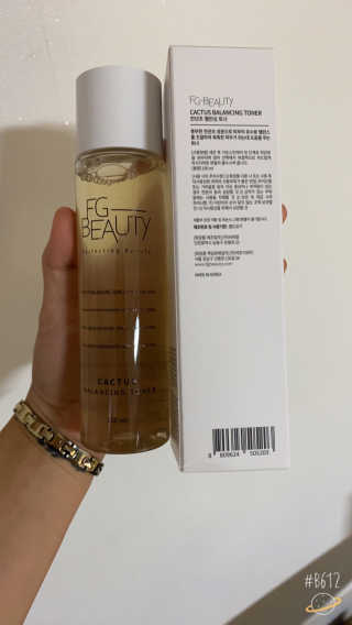 FGBEAUTY Cactus Balancing Toner 켁터스 밸런싱 토너 — 5점을 준 리뷰어가 2020년 7월 올린 사용 사진