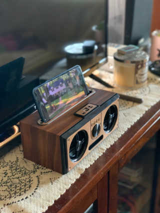 SEVIZ RETRO20W 레트로 블루투스 스피커 — 5점을 준 리뷰어가 2020년 6월 올린 사용 사진