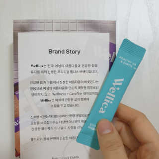 웰리카 저분자 피쉬 콜라겐 — 5점을 준 리뷰어가 2020년 12월 올린 사용 사진
