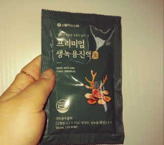 서울약사신협 약사신협_생녹용 진액_70ml x 30포 — 5점을 준 리뷰어가 2020년 9월 올린 사용 사진