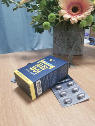 조은약초 꿀잠큐어 제주 감태추출물 감태정 600mg — 5점을 준 리뷰어가 2020년 5월 올린 사용 사진