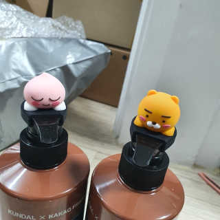 KUNDAL [쿤달 X 카카오프렌즈] 샴푸/트리트먼트 500ml 2구 세트 — 4.5점을 준 리뷰어가 2020년 11월 올린 사용 사진