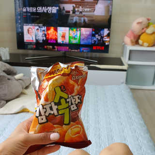 감자속감자 버터구이 알감자맛 16봉지 — 4점을 준 리뷰어가 2020년 6월 올린 사용 사진