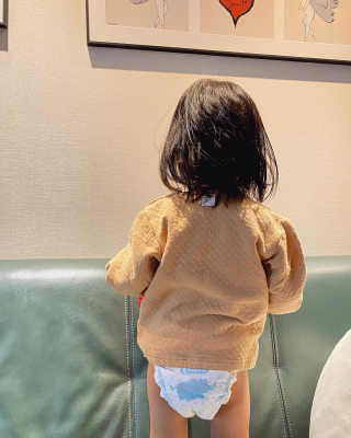 오브맘 밤 프리미엄 아기 기저귀 팬티형 밴드형 — 5점을 준 리뷰어가 2020년 11월 올린 사용 사진