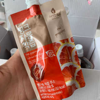 자연에온 핑크 자몽 착즙 100mL 10개입 2BOX — 3점을 준 리뷰어가 2020년 11월 올린 사용 사진