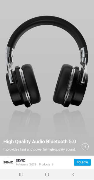 SEVIZ Bluetooth Headphones 10 3color — 5점을 준 리뷰어가 2020년 8월 올린 사용 사진