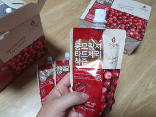 자연에온 몽모랑시 타트체리 착즙 100mL 10개입 2BOX — 5점을 준 리뷰어가 2020년 9월 올린 사용 사진
