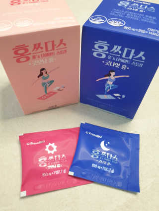 프롬바이오 홍쓰다스 아침,저녁 맞춤형 다이어트식품 14포+14포 — 5점을 준 리뷰어가 2020년 5월 올린 사용 사진