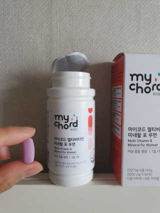 JW중외제약 마이코드 멀티비타민미네랄 포 우먼 — 4점을 준 리뷰어가 2020년 9월 올린 사용 사진