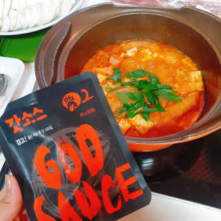 갓소스 만능양념소스 60gx4팩 1,2,3단계샘플러60gx3팩 — 5점을 준 리뷰어가 2020년 6월 올린 사용 사진