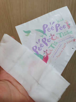 코리인제이아일랜드 키즈 피피티슈  Kids Pee Pee Tissue — 5점을 준 리뷰어가 2020년 10월 올린 사용 사진