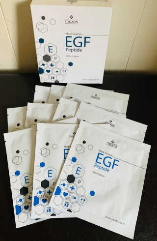 트리티스 [Treatis] Facial Sheet Mask — 5점을 준 리뷰어가 2020년 11월 올린 사용 사진