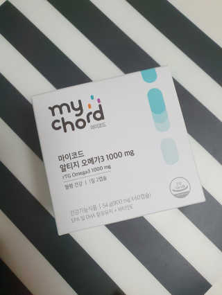 JW중외제약 마이코드 알티지 오메가3 1000 mg — 5점을 준 리뷰어가 2020년 9월 올린 사용 사진