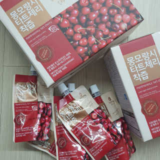 자연에온 몽모랑시 타트체리 착즙 100mL 10개입 2BOX — 5점을 준 리뷰어가 2020년 10월 올린 사용 사진