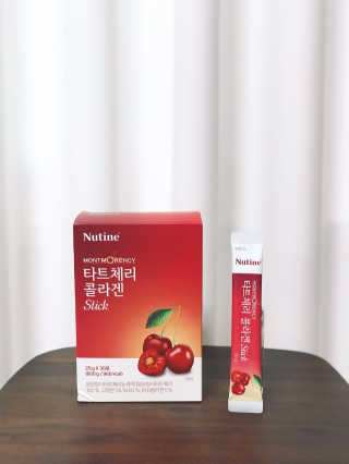 뉴틴 타트체리 콜라겐 스틱 20g X 30포 — 3.5점을 준 리뷰어가 2020년 8월 올린 사용 사진