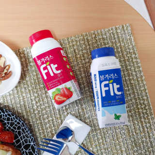 남양유업 [불가리스]마시는 발효유 Fit 딸기/플레인 — 4.5점을 준 리뷰어가 2020년 8월 올린 사용 사진