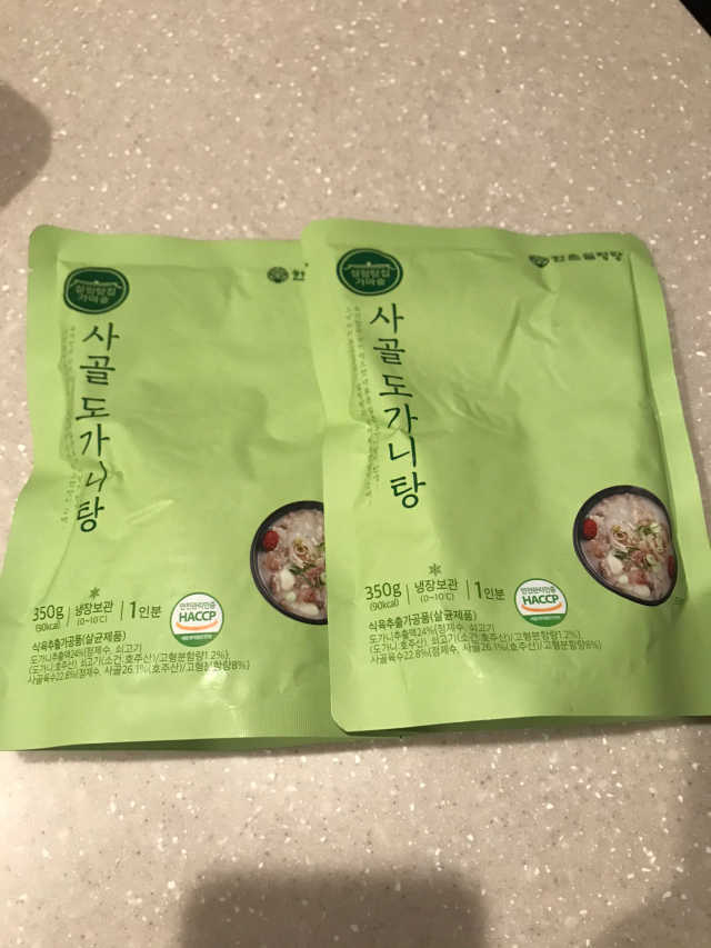 설렁탕집 가마솥 도가니탕 350g x 2팩 리뷰 사진