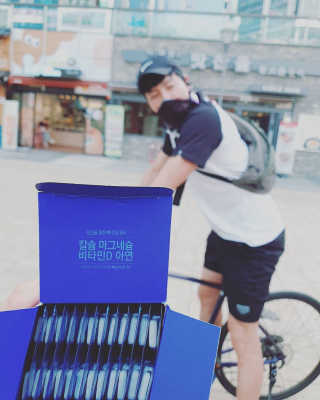 건강한약속 바른 바른 칼슘마그네슘비타민D아연 — 5점을 준 리뷰어가 2020년 5월 올린 사용 사진