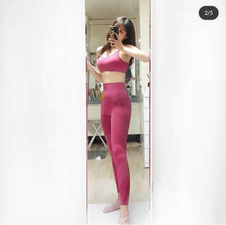 세컨스킨 액티브 홀메쉬 브라 및 레깅스 세트 — 4점을 준 리뷰어가 2020년 11월 올린 사용 사진